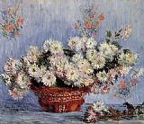 Claude Monet Chrysanthemums 1 painting